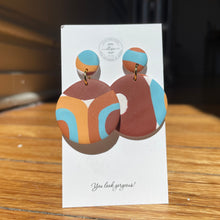 Load image into Gallery viewer, Handmade Abstract Boob Earrings by @_ellesee_creations_