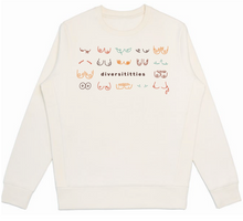 Load image into Gallery viewer, Diversititties GOTS Organic Embroidered Sweatshirt