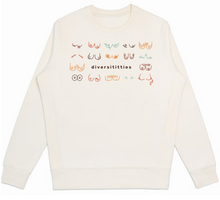 Load image into Gallery viewer, Diversititties GOTS Organic Embroidered Sweatshirt
