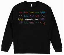 Load image into Gallery viewer, Diversititties GOTS Organic Embroidered Sweatshirt