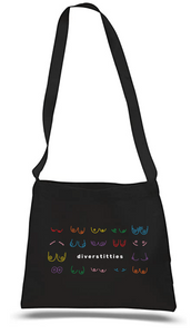 Discontinued: Titty Tote Organic Embroidered Bag
