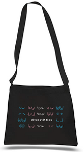 Discontinued: Titty Tote Organic Embroidered Bag