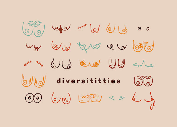 Diversititties Postcard