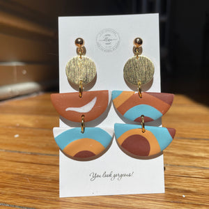 Clay boob earrings deals