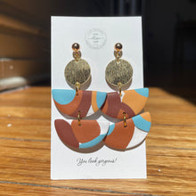 Load image into Gallery viewer, Handmade Abstract Boob Earrings by @_ellesee_creations_

